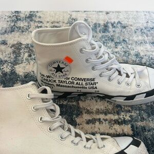 Converse Off-White High-Top Sneakers